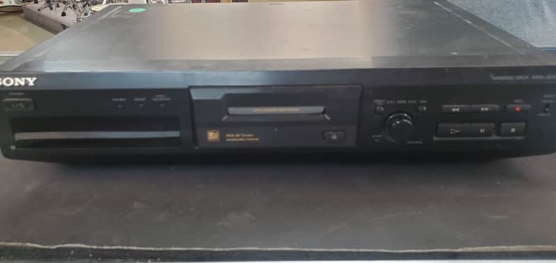 Sony MDS-JE330 Minidisk Deck 1999 - Black image 1