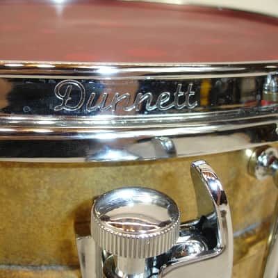 Dunnett Classic Model 2N 14"x6.5" Antique Brass Snare Drum image 7
