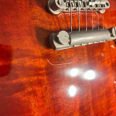 2018 Eastman SB59/v with Schaller Strap Locks - Antique Classic Varnish image 13