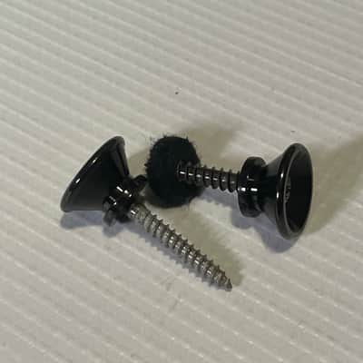1990's Era Japan Jackson Professional Dinky Guitar Factory Black Oversize Strap Buttons image 3