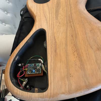 Rick Turner Custom frettless bass 1989 - Natural image 5