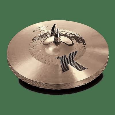 Zildjian K1224 14.25" K Custom Hybrid Hi-Hat (Pair) Cymbals w/ Video Link image 1