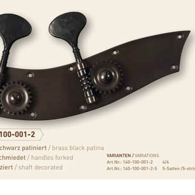 Rubner Machine Heads - Brass Black Patina image 1