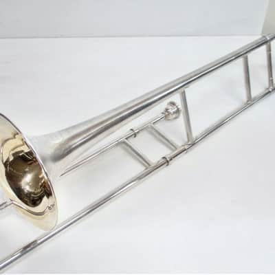 American Standard High Grade Trombone Early 1920s Silver image 3