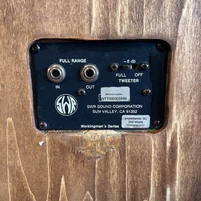 SWR Working Man's 2x10 Stripped Wooden Bass Cabinet image 8