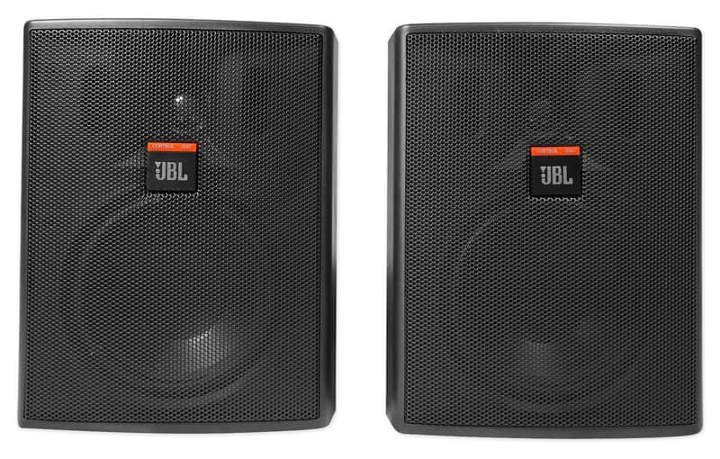 Pair JBL Pro CONTROL 25AV 5.25" 60 Watt 70v Indoor/Outdoor Commercial Speakers image 1