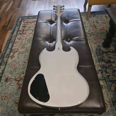 1969 Gibson SG Special - Refinished Silver - Humbuckers - w/ Chainsaw Case image 7