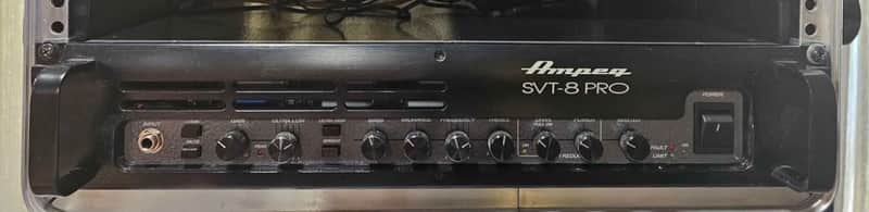 Ampeg SVT-8 PRO 2500-Watt Bass Amp Head 2007 - 2013 - Black image 1
