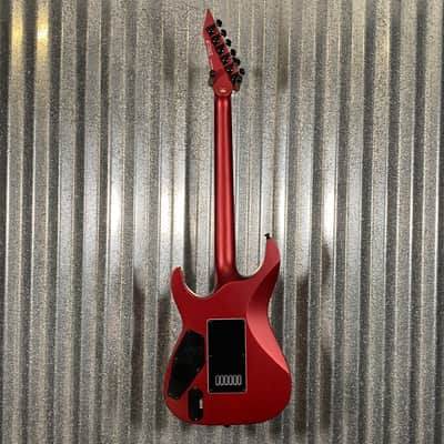 ESP LTD MH-1000 Evertune Candy Apple Red Satin Guitar & Case #0334 Used image 8