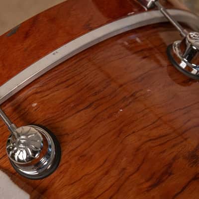 Natal Natural Bubinga Bop Drum Set 14x18 8x12 14x14 and 5x13 image 14