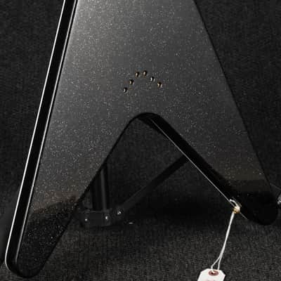 Gibson Custom Shop Flying V Custom - Ebony Sparkle image 10