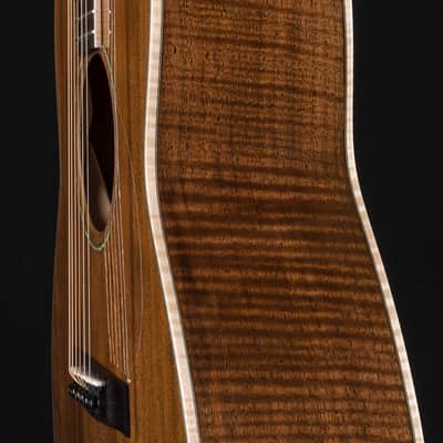 Huss & Dalton CM 12-Fret Custom Sinker Redwood and Flamed Black Walnut With Hide Glue NEW image 11