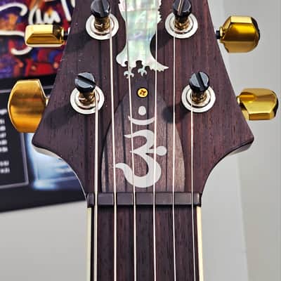 PRS (Mint) Santana Retro (One Piece Top) Quilted Maple 10-top 2022 - Charcoal Blue Burst image 17