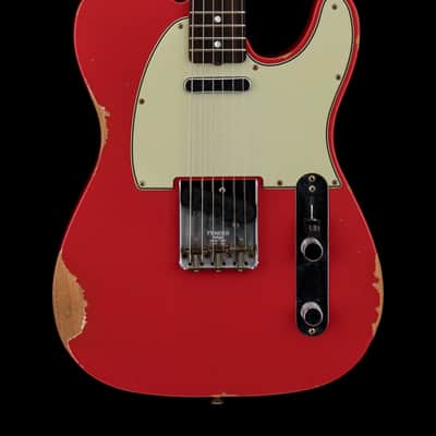 Fender Custom Shop 1964 Telecaster Relic (2024) - Aged Fiesta Red #78621 with Original Hard Case image 1