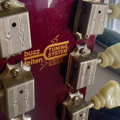 Washburn 1999 Washburn USA Custom Shop MR400 Bigsby Semi-Hollow – Buzz Feiten – Serial 9908 1999 - Gold Sparkle Finish image 3