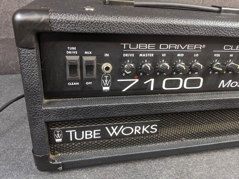 Genz Benz Tube Works 7100 MosValve 100W Guitar Amplifier Head BK