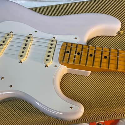 NEW! Fender American Vintage II 1957 Stratocaster - White Blonde Ash - AAA Flamed Maple Neck - Gold Hardware - Authorized Dealer - 8.1lbs - G06569 image 2