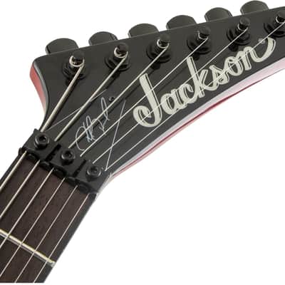 Jackson Pro Series Signature Phil Demmel Demmelition Fury PD Electric Guitar. Laurel FB, Red Tide Fade image 8