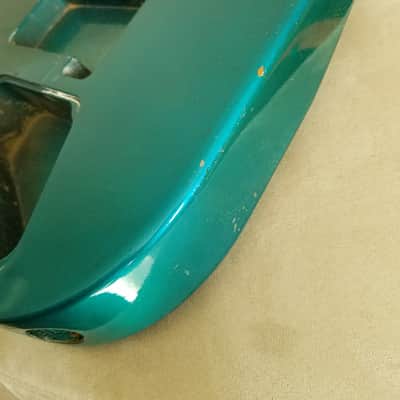 Chandler Super Strat Body And Neck - 80s? 90s? Blue Flame - Similar to Kramer or Jackson image 6