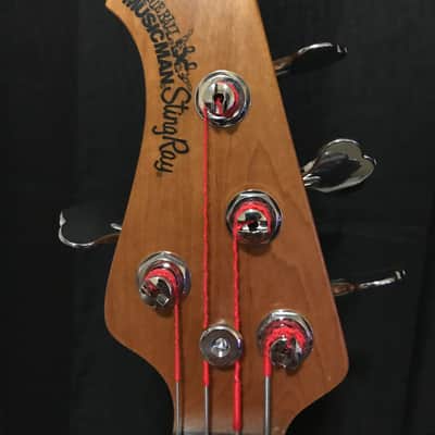 Music Man Left handed Stingray Special 2020 Burnt Amber image 3