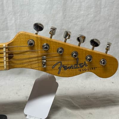 Fender USA Custom Shop Limited Edition Full Throttle Esquire Relic Telecaster Guitar with Case 2003 - Gold / Maple neck image 7