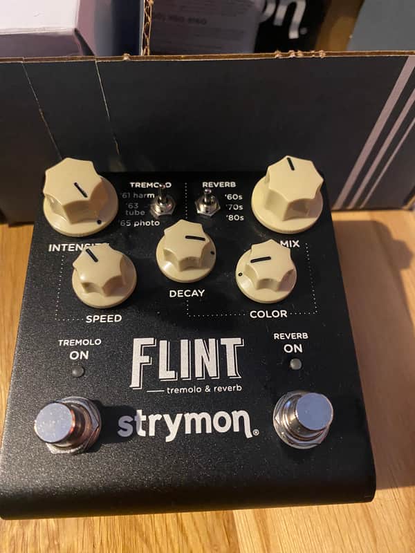 Strymon Flint Reverb and Tremolo V2 2022 - Present - Black image 1