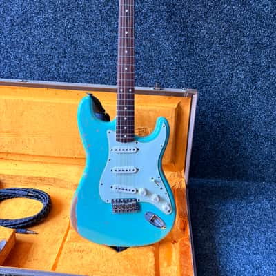 Fender Custom Shop '62 Stratocaster Heavy Relic Seafoam Green image 3