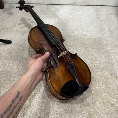 Violin Antique-Style Full Size Violin 4/4 – “Horm Aug. Drögemeyer Bremen” 1900 - Varnish image 1