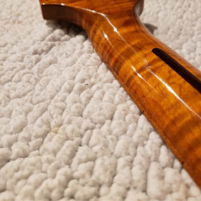 Stunning USA,Roasted Flame maple neck.Made for a Strat body # EMS-59. Make a fair offer. image 3