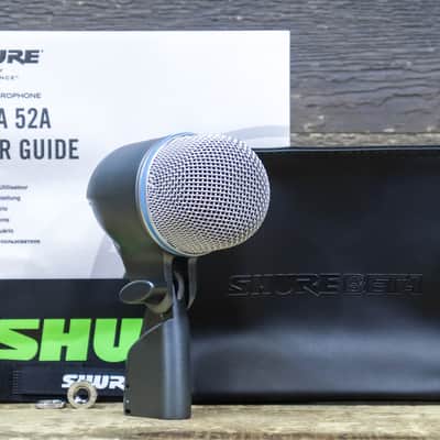 Shure Beta 52A Supercardioid Pickup Pattern Dynamic Kick Drum / Bass Microphone image 7