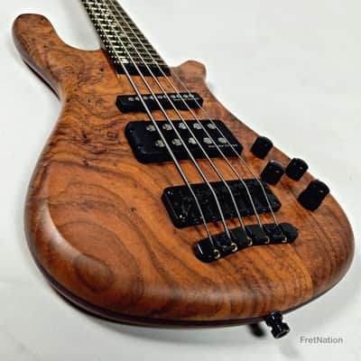 Warwick Masterbuilt P-Nut Signature III 5-string Blackwood Burl - 11.20lbs D 164317-26 image 7