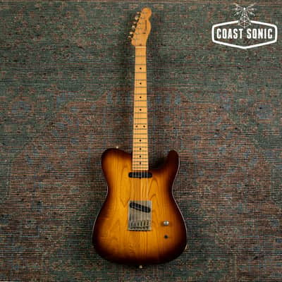 1992 Fernandes TE-85 Telecaster Active Pickups made in Japan Rare Brown Burst Finish image 2