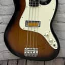 Fender Gold Foil Sunburst 4-String Jazz Bass, Ebony Fretboard w/Bag 8.8 lbs