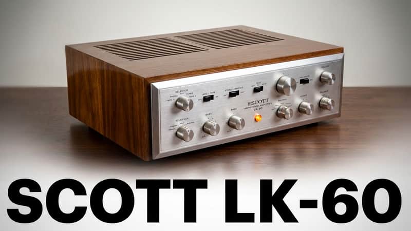 🎶✨ H.H. Scott Stereomaster LK-60 Integrated Amplifier w/ Wood Case — Phono/Input Caps Refreshed + Upgrades, Fully Working image 1