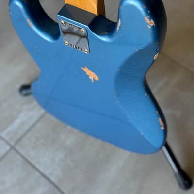 Fender Custom Shop 64 Jazz Bass Guitar Relic 2023 - Lake Placid Blue image 19