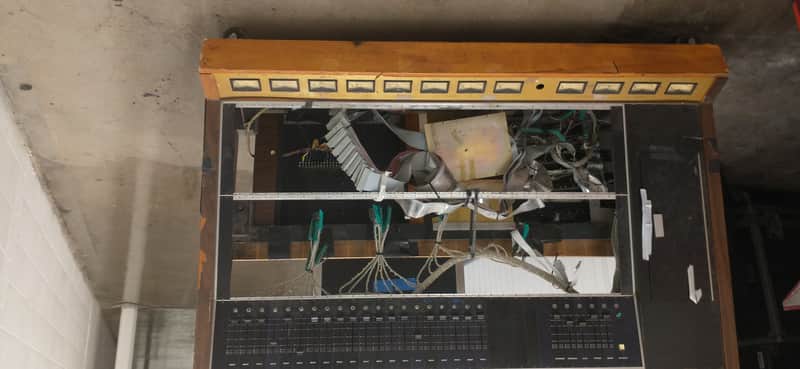 Spectra Sonics mixing console frame 1972 Wood image 1