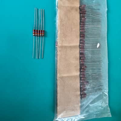NOS 5x 27K 0.5W 1/2W 10% CARBON COMPOSITE COMP RESISTORS FOR TUBE AMP HIFI AMPLIFIER image 4