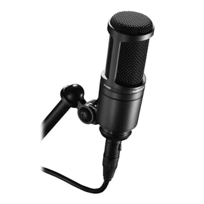 Audio-Technica AT2020 Studio Cardioid Condenser Microphone