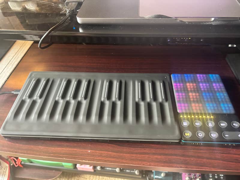 ROLI Seaboard Block 24-Key Expressive MIDI Keyboard Controller 2010s - Black image 1