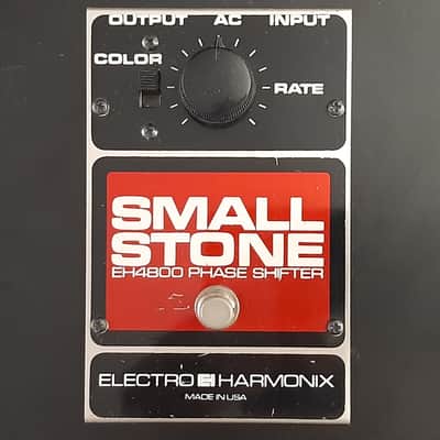 1978 - Boxed Vintage Electro-Harmonix Small Stone EH4800 Phase Shifter V3 1979 - 1982 - Black/Orange - 1982 - Black/Orange image 3