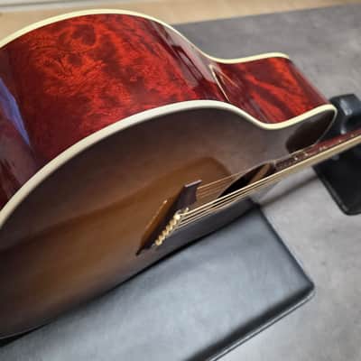 Gibson J-45 Custom 1 of 40 Quilt Bubinga USA Custom Shop J45 Quilted Figured Limited Edition Honeyburst Acoustic Guitar LR Baggs image 15