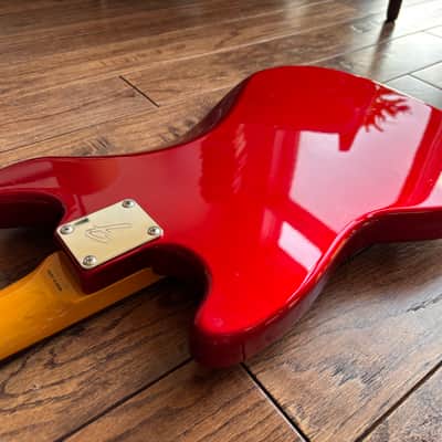 2010 Fender MG-69 Mustang Reissue Electric Guitar Candy Apple Red MIJ Japan image 15