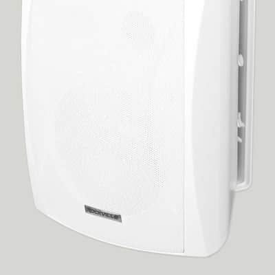 2) Rockville WET-6W 70V 6.5" IPX55 White Commercial Indoor/Outdoor Wall Speakers image 2
