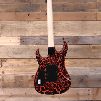 BC Rich Gunslinger Retro II Electric Guitar Red Crackle w/ Floyd Rose image 5