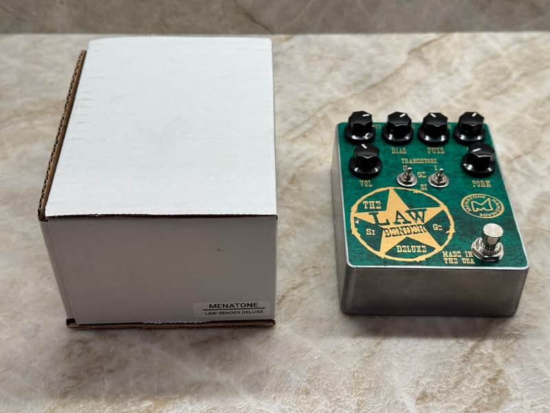 Menatone The Law Bender Deluxe 2025 - Green & Gold | Reverb