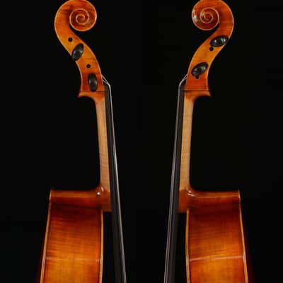 Outstanding Sounding 7/8 Cello Stradivari Cello 200-y old Spruce No. W015 image 4