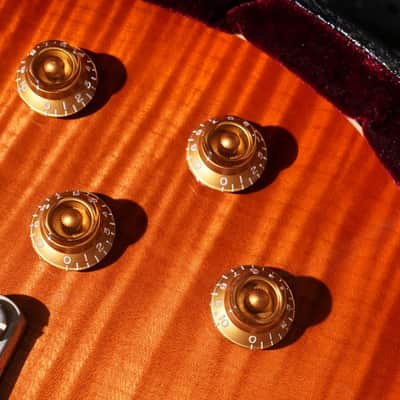 2002 Gibson Custom Shop Les Paul Class 5 - Rare Tangerine Burst 5A Top w/ Receipt & COA image 10
