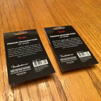 Fender Medium Celluloid Picks - Abalone - 198-0357-857 - 2 Pack Lot (24 Picks) - Made in USA - 2019 image 3
