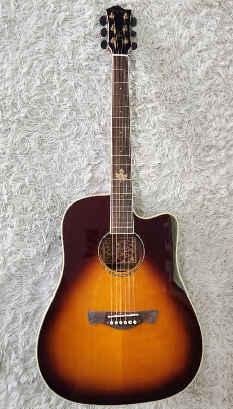 Tagima Canada Series Vancouver acoustic-electric guitar with hardshell case image 1