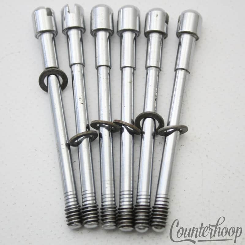 Premier 6x 2.5" Slotted Tension T-Rods Rack Tom Drum Elite Vintage60s 6.5"Snare image 1